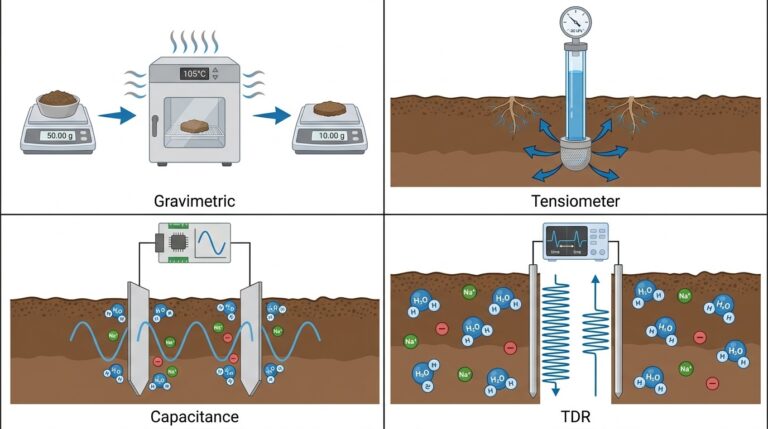 Substrate Sensor-Technology Comparison Soil-Sensor suelo
