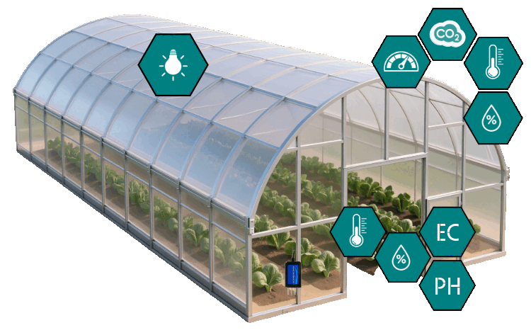 j-tec Smart Greenhouse Sensor Data